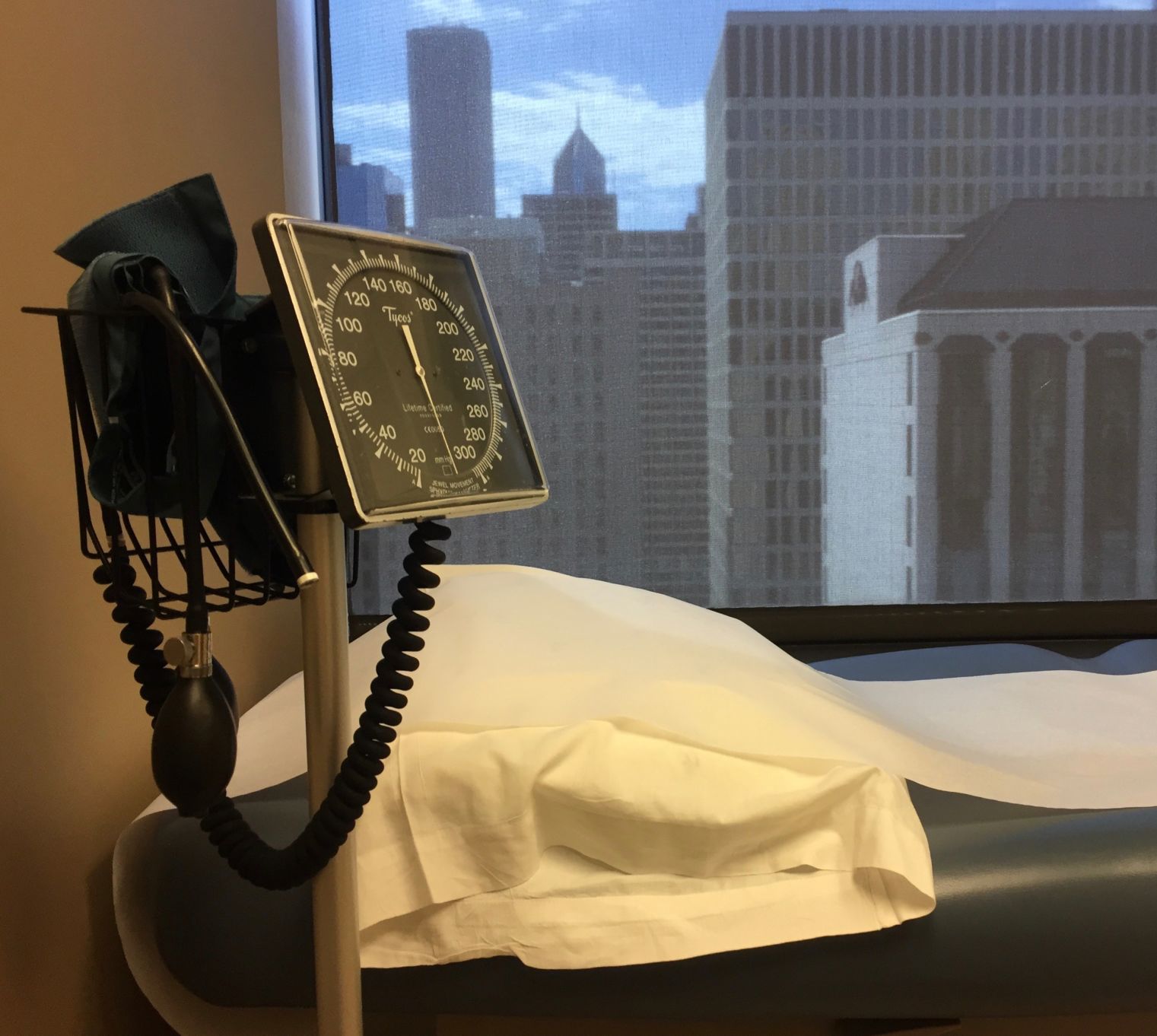 Blood pressure machine is one of many tools for doctors to bring into a person’s home